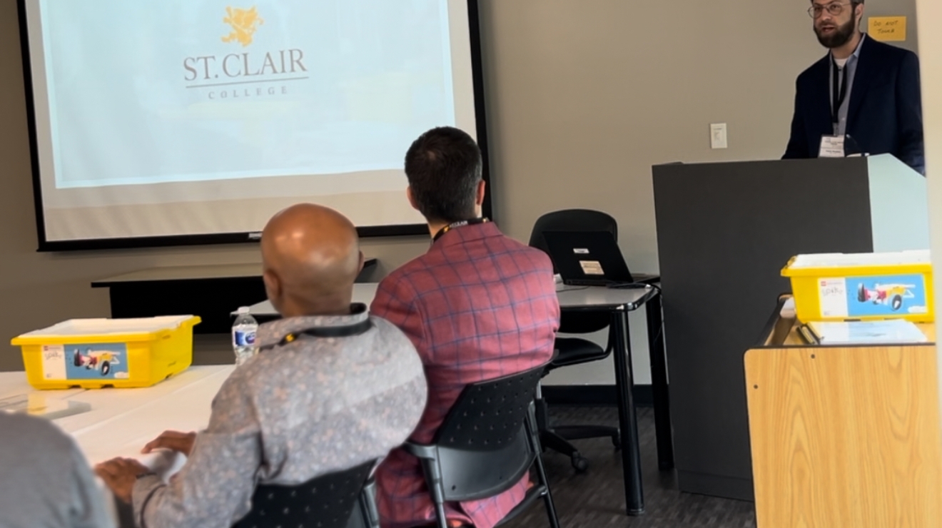 Presentation taking place